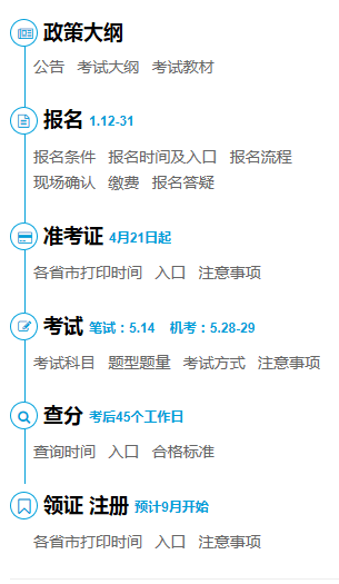 2017年護士資格證報考全程規劃流程圖